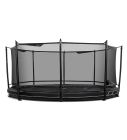 Oval Bodentrampolin North Legend 500x345 cm mit sicherheitsnetz