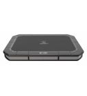 Rechteckige Bodentrampolin Magic Circle Pro Grau 430 x 305 cm
