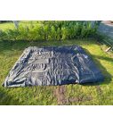 Trampolin Abdeckplane Flat To The Ground Rechteckig 214x305 cm Schwarz