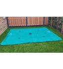 Trampolin Abdeckplane Flat To The Ground Rechteckig 214x305 cm Grün