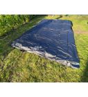 Trampolin Abdeckplane Flat To The Ground Rechteckig 214x305 cm Schwarz