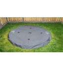 Trampolin Abdeckplane Flat To The Ground 251 cm Black