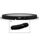 Trampoline Rand Berg Champion inground 380 cm Zwart