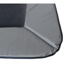 Rechteckige Trampoline Randabdeckung Flat to the Ground Grau Magic Circle Pro 244 x 366 cm
