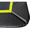 Rechteckige Trampoline Randabdeckung Flat to the Ground Schwarz Magic Circle Pro 244 x 366 cm
