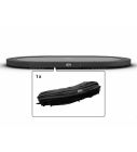 Trampolin Randabdeckung oval Berg Champion Grand inground 520x345 cm Grau