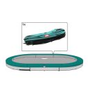 Trampolin Randabdeckung oval Berg Favorit Grand inground 520x345 cm Grün