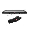 Rechteckige Trampoline Randabdeckung Berg Favorit Ultim Inground 410x250 cm Schwarz