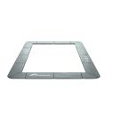 Rechteckige Trampoline Randabdeckung Flat to the Ground Akrobat Primus 330x250 cm Anthrazit