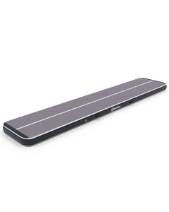 Airtrack 12spring 500x100x20 cm Plus Schwarz/Grau