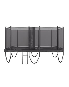 Rechteckige trampolin Akrobat Primus Challenger Plus 525x305 cm mit Sicherheitsnetz