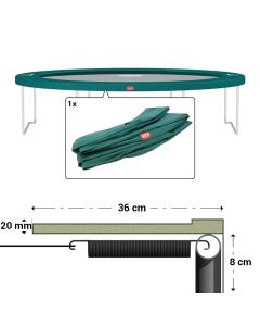 Trampoline Rand Favorit Berg 380 cm