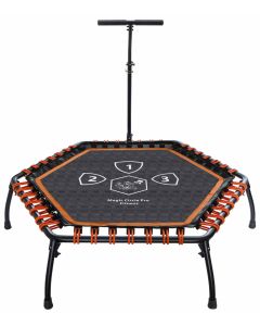 Fitness Trampolin Magic Circle Pro Hexagon 125 cm Orange