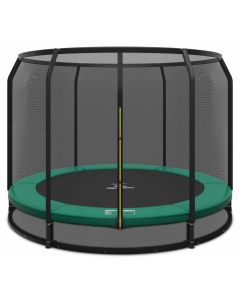 Bodentrampolin Magic Circle Pro 251 cm Grün mit Sicherheitsnetz