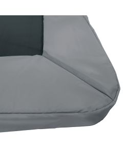 Rechteckige Trampoline Randabdeckung Grau Magic Circle Pro 214 x 305 cm