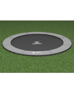 Flat to the Ground Trampoline Magic Circle Pro Grey 366 cm