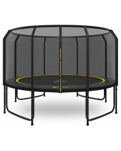 Magic Jump Fiber Black trampoline 427 cm met veiligheidsnet