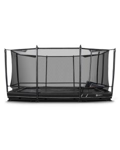 Rechteckige Bodentrampolin North Legend 460x310 cm mit sicherheitsnetz