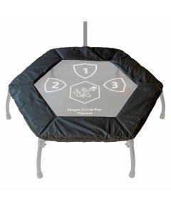 Trampolin Randabdeckung Fitness Magic Circle Pro Schwarz 100 cm Hexagon
