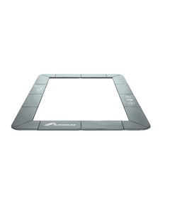 Rechteckige Trampoline Randabdeckung Flat to the Ground Akrobat Primus 430x305 cm Anthrazit