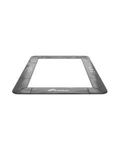 Rechteckige Trampoline Randabdeckung Flat to the Ground Akrobat Primus 305x183 cm Schwarz