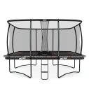 Berg Ultim Pro Bouncer Quadratische Trampolin 500x500 cm mit deluxe sicherheisnetz XL