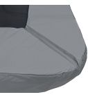 Rechteckige Trampoline Randabdeckung Grau Magic Jump 153x214 cm