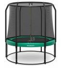 Magic Circle Pro Trampoline 251 cm Grün mit sicherheitsnetz
