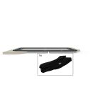 Rechteckige Trampoline Randabdeckung FlatGround Berg Champion Ultim 500x300 cm Schwarz