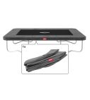 Rechteckige Trampoline Randabdeckung Berg Favorit Ultim 280x190 cm Grau
