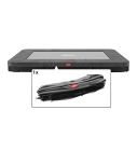 Rechteckige Trampoline Randabdeckung Berg Favorit Ultim Inground 280x190 cm Grau