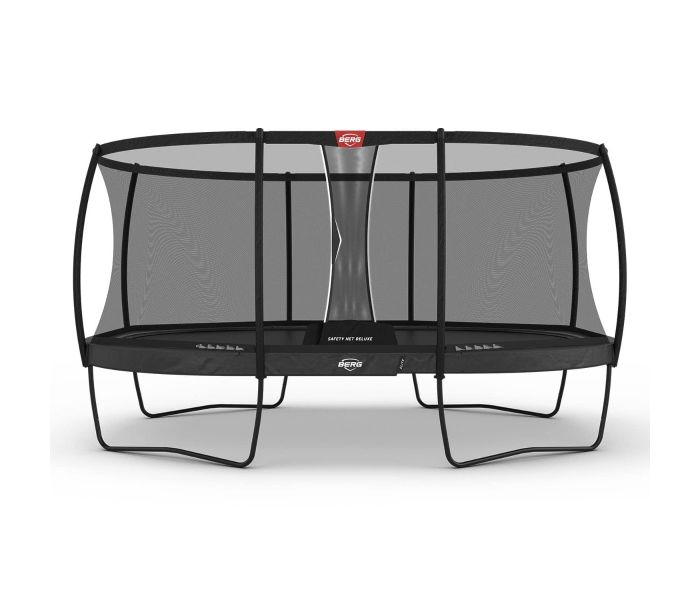 Berg Elite Grand Oval Trampolin 520x345 cm mit deluxe sicherheitsnetz