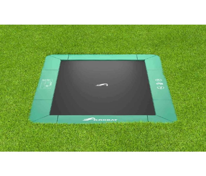 Flat to the ground Trampoline Rechthoekig Akrobat Orbit 305x183 cm