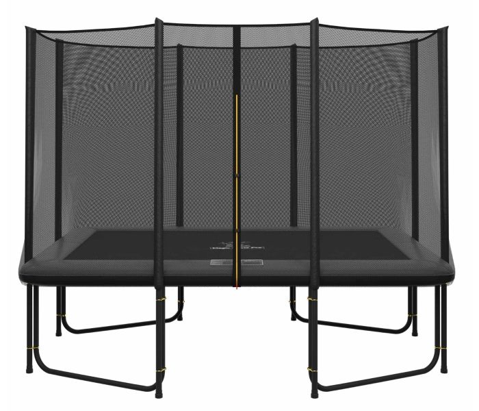 Rechteckige trampolin Magic Circle Pro Grau 214 x 305 cm mit sicherheitsnetz
