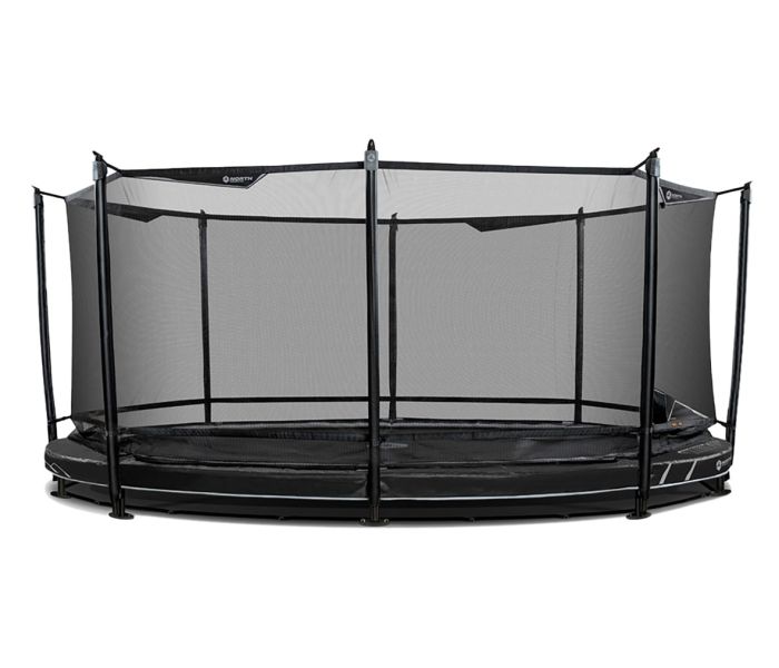 North Legend Ovale Ingraaf Trampoline 420x295 cm met veiligheidsnet