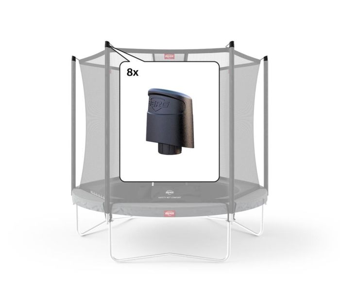 Trampolin Abdeckkappe für Sicherheitsnetz BERG Comfort (8x)
