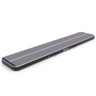 Airtrack 12spring 500x100x20 cm Plus Schwarz/Grau