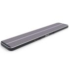 Airtrack 12spring 600x100x20 cm Plus Schwarz/Grau
