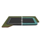 Berg Ultim Champion Rechteckige Flatground Trampolin 330x220 cm