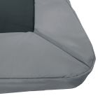 Rechteckige Trampoline Randabdeckung Grau Magic Circle Pro 214 x 305 cm