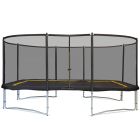 Magic Jump Pro Black rechthoekige trampoline 525x305 met veiligheidsnet