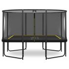 Magic Circle Pro Black Fiber Rechteckige Trampolin 244 x 366 cm mit sicherheitsnetz
