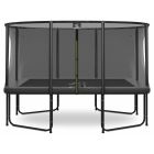 Magic Circle Pro Grau Fiber Rechteckige Trampolin 244 x 366 cm mit sicherheitsnetz