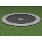 Flat to the Ground Trampoline Magic Circle Pro Grey 366 cm