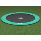 Flat to the Ground Trampoline Magic Circle Pro Groen 427 cm