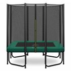 Rechteckige Trampolin Magic Jump 153 x 214 cm Grün mit Sicherheitsnetz