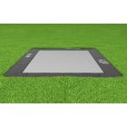 Flat to the ground Trampolin Rechteckig Primus Black 430 x 300 cm