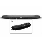 Trampolin Randabdeckung oval Berg Champion Grand inground 520x345 cm Grau