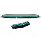Trampolin Randabdeckung oval Berg Champion Grand inground 520x345 cm Grün