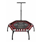 Fitness Trampolin Magic Circle Pro Hexagon 100 cm Rot